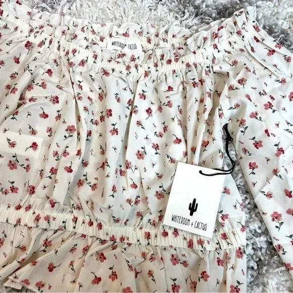 NWT Whiteroom + Cactus Ivory Floral Skirt Set - Picture 5 of 10